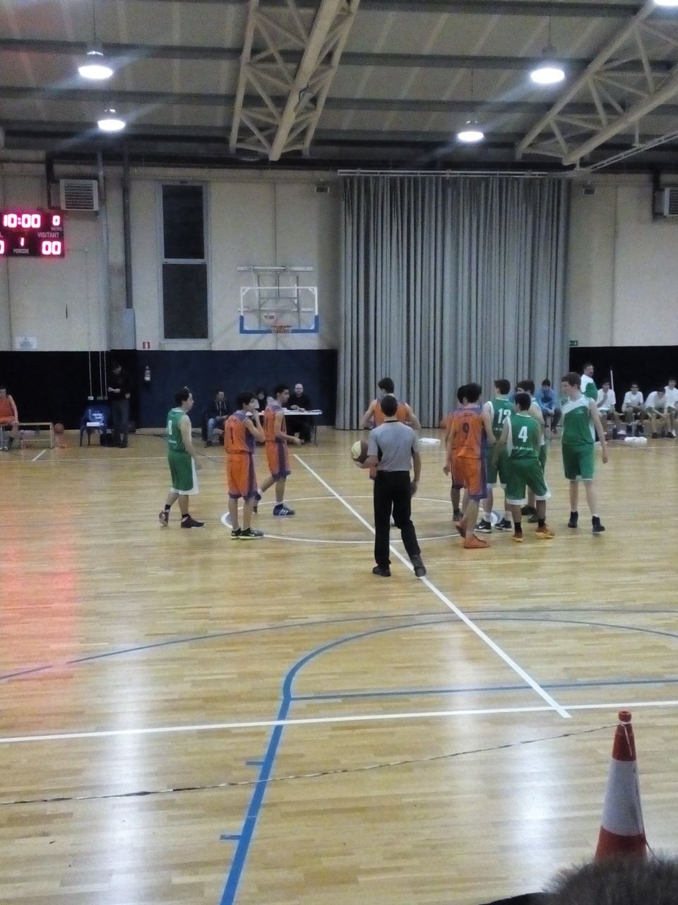 Darrer partit primera fase. Cadet Masculí StereoMovil. Temp.2014-2015 Club Bàsquet Bellpuig